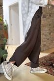 Made in Italy Lagenlook Shelby Cocoon Pant Coffee Bean - 